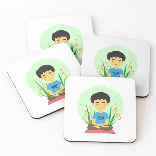 Item preview, Meditating boy graphic designed and sold by ns-dot-design.