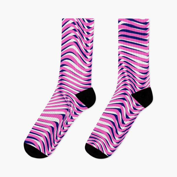 Item preview, Abstract wave pink and blue lines  designed and sold by Svlgsm.