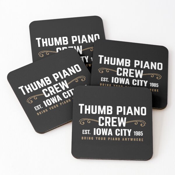 Item preview, Kalimba Thumb Piano Ceew T-ShirtKalimba Thumb Piano Crew  designed and sold by Citywordshop.