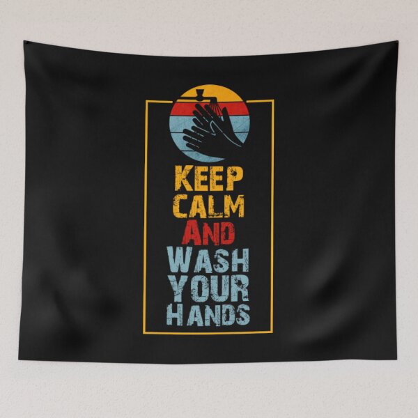 Item preview, Keep Calm Wash Your Hands T-ShirtKeep Calm & Wash your Hands  designed and sold by Citywordshop.