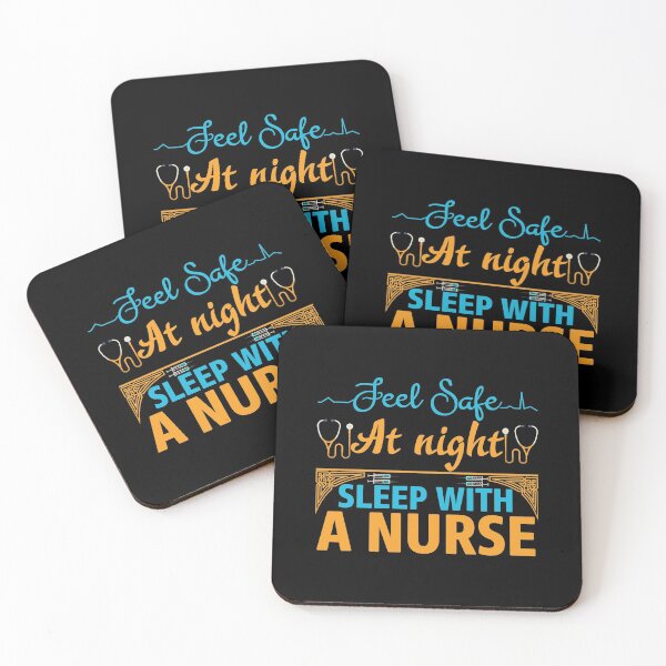 Item preview, FEEL SAFE AT NIGHT SLEEP WITH A NURSE designed and sold by SBEEKAA.