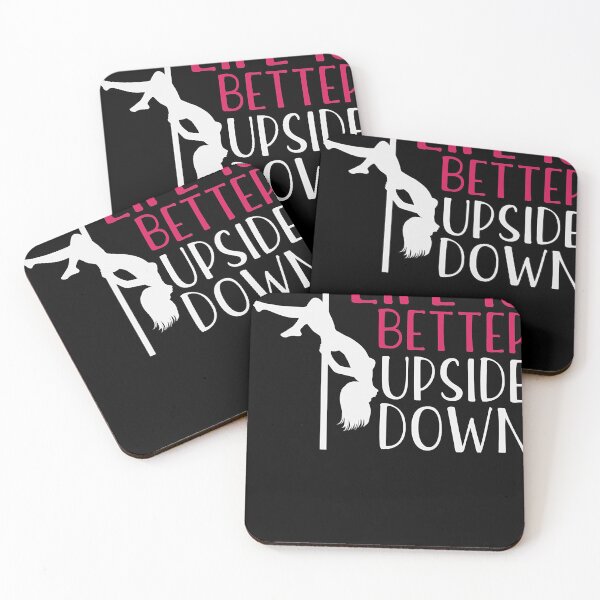 Item preview, Pole Dance Shirt Life Is Better Upside Down Gift Tee designed and sold by Unleashitness.
