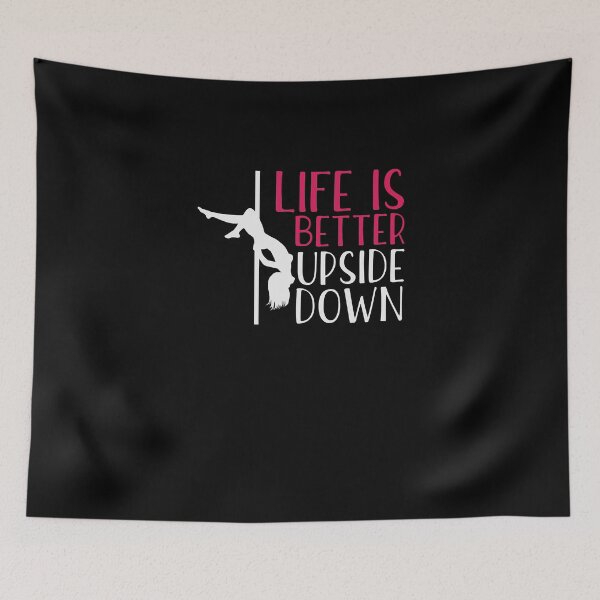 Item preview, Pole Dance Shirt Life Is Better Upside Down Gift Tee designed and sold by Unleashitness.