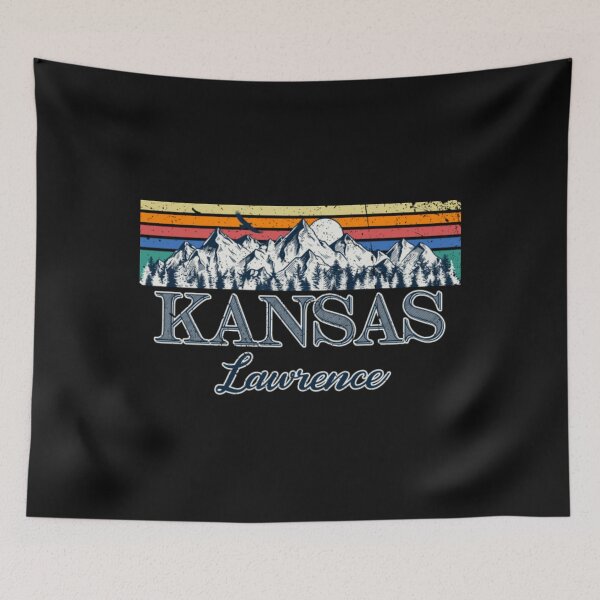 Item preview, Lawrence Kansas T-ShirtLawrence Kansas Retro Vintage Aesthetic  designed and sold by Citywordshop.