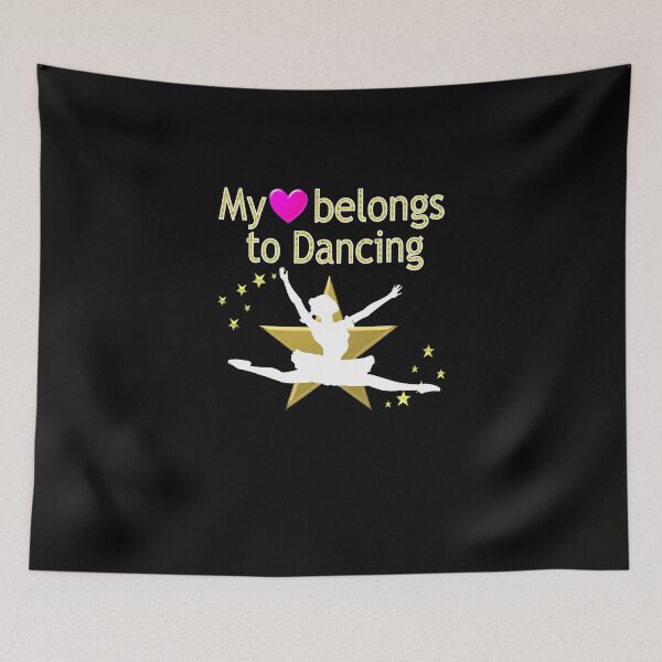 Item preview, PRETTY PURPLE MY HEART BELONGS TO DANCING  designed and sold by Unleashitness.