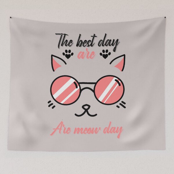Item preview, BEST DAY ARE MEOW DAY designed and sold by Hussain Shirts.