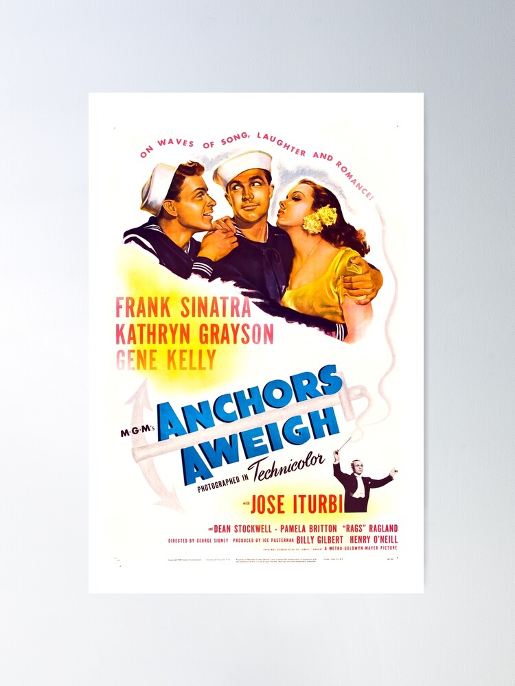 Anchors Aweigh (1945) Movie Poster Poster for Sale by