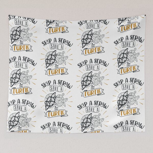 Item preview, Skip A Straw Save A Turtle designed and sold by FOX1999-Design.