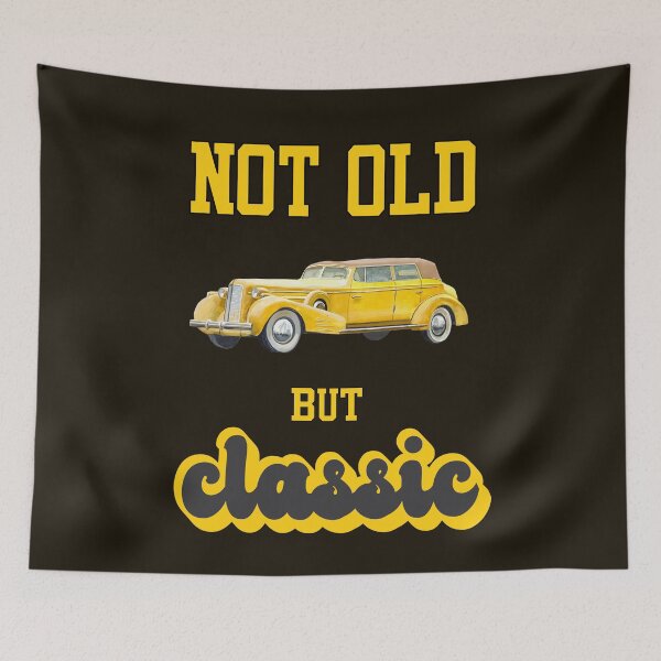 Item preview, Not Old But Classic Vintage Car Lovers Design designed and sold by Hema Thilakaratne.