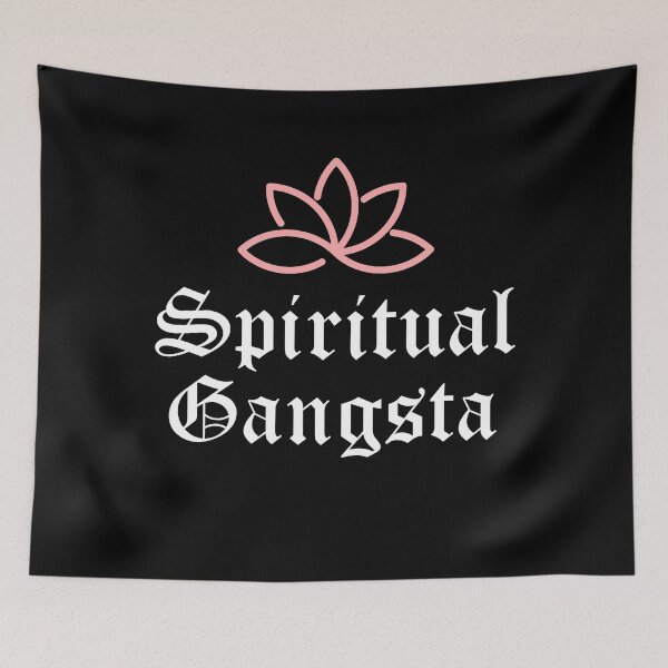 Item preview, Spiritual Gangsta - Funny Meditation designed and sold by silverhexagon.