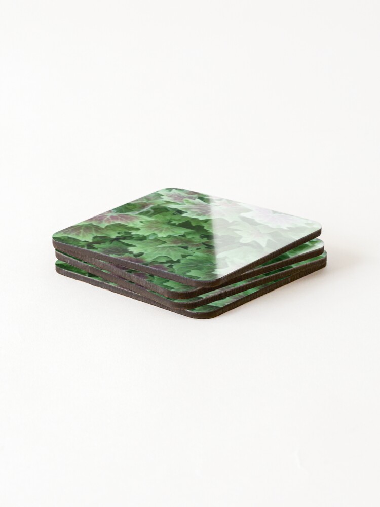 Thumbnail 4 of 5, Coasters (Set of 4), Leaves designed and sold by Roz-Design.
