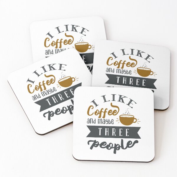 Item preview, I Like Coffee and Maybe Three People designed and sold by FOX1999-Design.