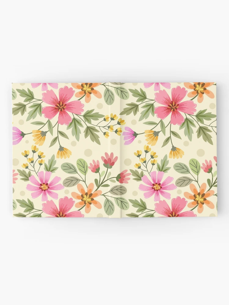 Thumbnail 2 of 3, Journal, Colorful Flower Seamless Pattern Design designed and sold by Arne Smet.