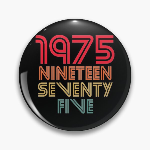 Item preview, 1975 - Birthday Year Design designed and sold by Rhu Creations.