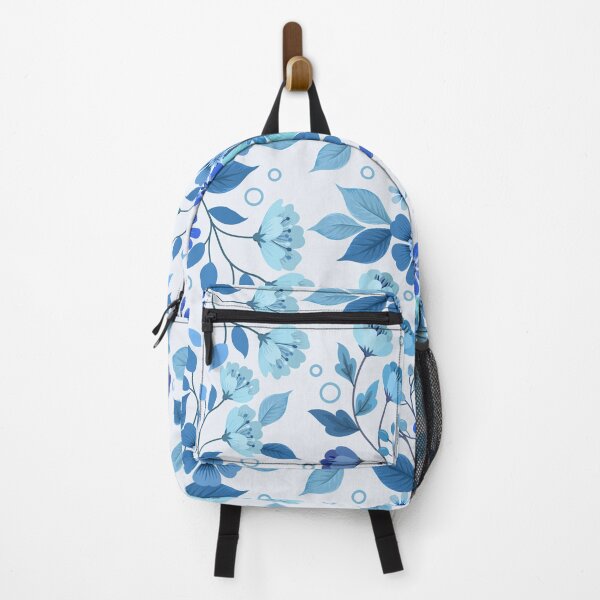 Item preview, Blue Monochrome Flower Seamless Pattern designed and sold by Arne Smet.