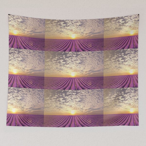 Item preview, Sunset over a summer lavender field in Provence, France designed and sold by Bruno Beach.