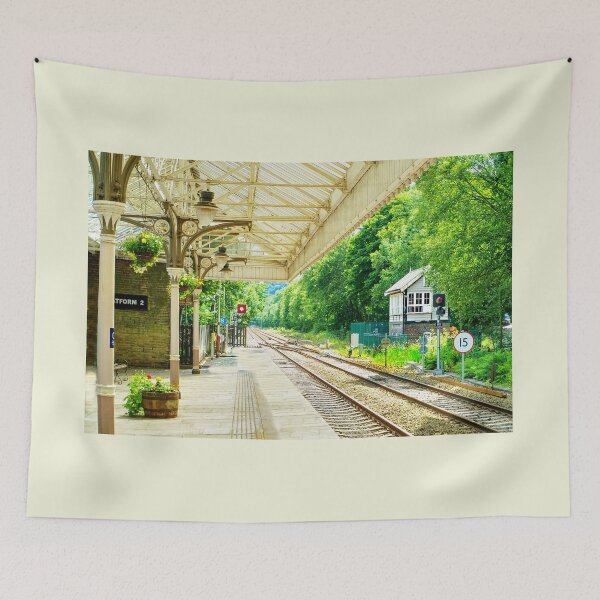 Item preview, Hebden Bridge Train Station  designed and sold by Alisonchambers2.