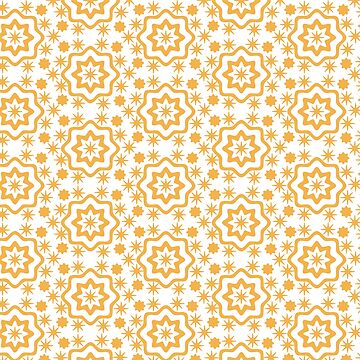 Artwork thumbnail, Decorative Orange Vector Pattern by vectormarketnet