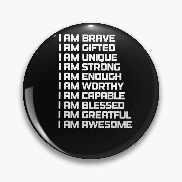 Item preview, I Am Positive Affirmations Design designed and sold by FocusForward.