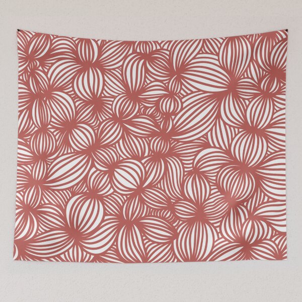 Item preview, Leaf pattern, red designed and sold by DanseDesNuances.
