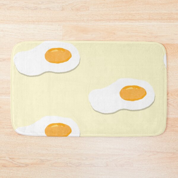 Item preview, Cute fried egg drawing on yellow color background in minimal style. designed and sold by APINSshop.