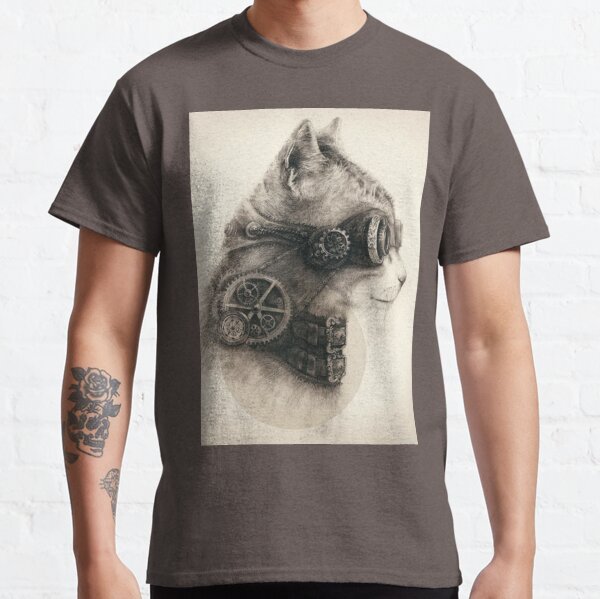 Steampunk cat Classic T-Shirt