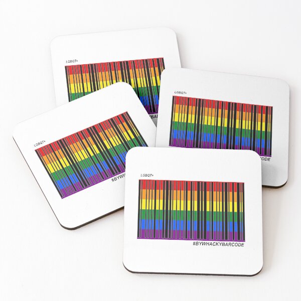 Item preview, #lgbqt + barcode designed and sold by designbywhacky.
