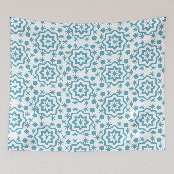 Item preview, Decorative  Blue Vector Pattern designed and sold by Victoria Riabov.