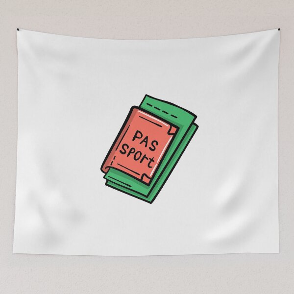 Item preview, Passport Sticker designed and sold by Danielle Shafiki.