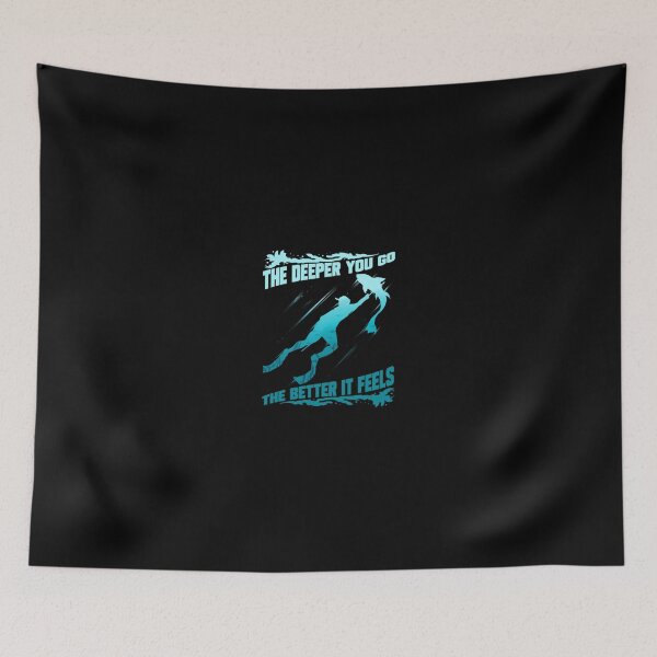 Item preview, Fishing T Shirt Spearfishing The Deeper You Go Freediving Fishing Tee Gifts designed and sold by soldeokate.