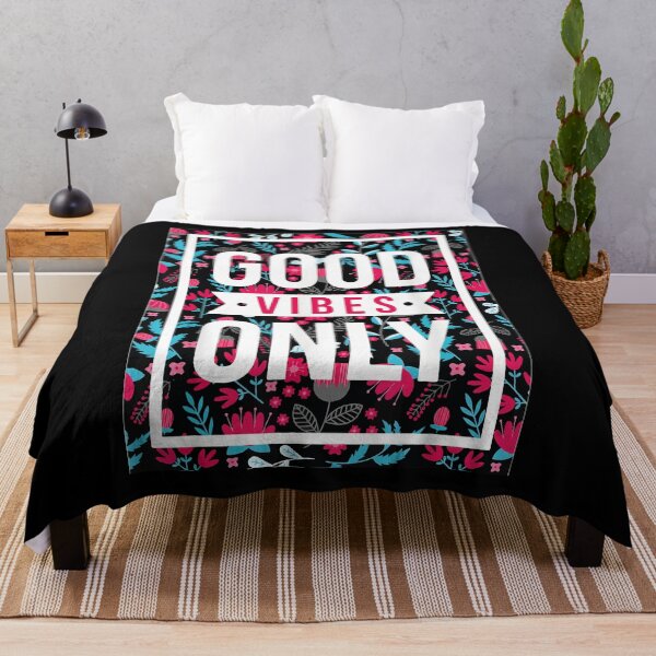 Aperçu de l'œuvre Cool Good Vibes Only T-shirt, citations de motivation Good Vibes créée et vendue par BanBay.