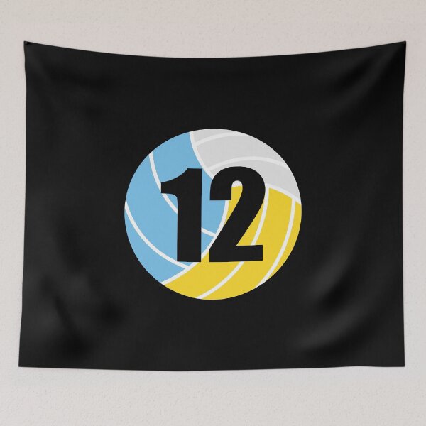 Item preview, number twelve (12) volleyball designed and sold by roartstreet.