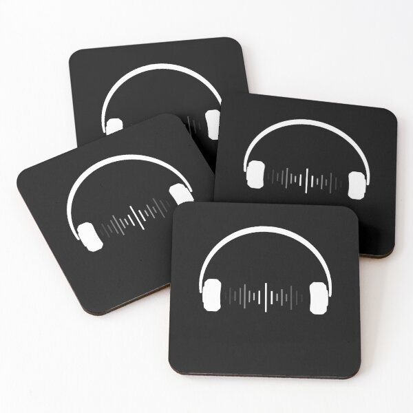 Item preview, Podcast headphone with music wave designed and sold by Roy Store.