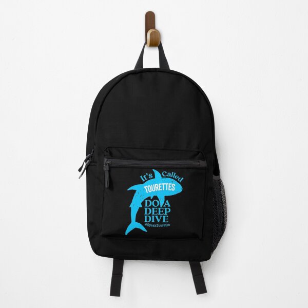 Item preview, It’s called Tourettes Do A Deep Dive, Shark Under Sea, Tourette Syndrome Awareness  designed and sold by MJDezigns.