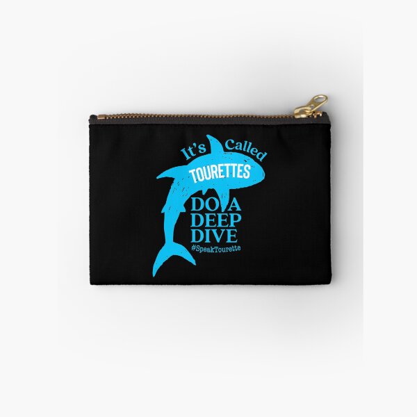 Item preview, It’s called Tourettes Do A Deep Dive, Shark Under Sea, Tourette Syndrome Awareness  designed and sold by MJDezigns.
