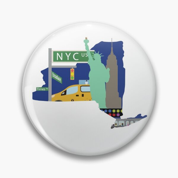 Item preview, New York City Sticker designed and sold by ajrwebdesign.