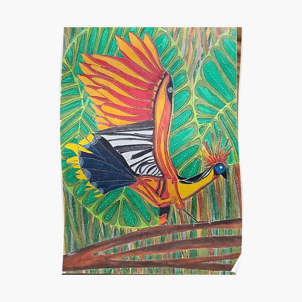 Hoatzin...Guyanese Canje Pheasant  Poster