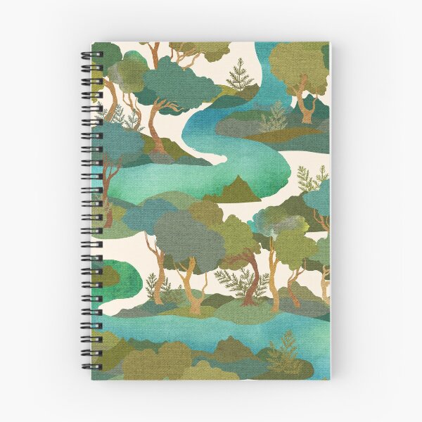 Item preview, The River Watercolour Australian Landscape Bush designed and sold by Cecilia Mok.