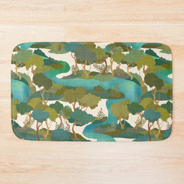Item preview, The River Watercolour Australian Landscape Bush designed and sold by Cecilia Mok.