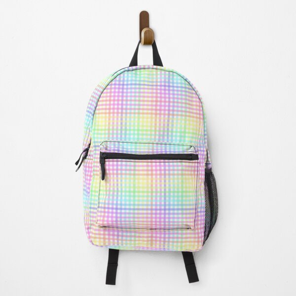 Item preview, Cute Pastel Rainbow Plaid designed and sold by tabbygun.