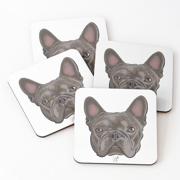 Item preview, Hugo - French Bull Dog (No Background, no Name Tag) designed and sold by doodleeightytwo.