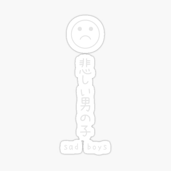 Sad Boys Sticker For Sale By Yutaka Art Redbubble 8565