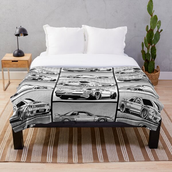 Nissan Skyline R32 Widebody Throw Blanket