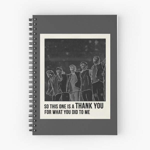 Item preview, One Direction Spiral Notebook Stationary designed and sold by medea-edit.