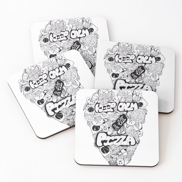 Item preview, keep calm and eat pizza designed and sold by sushMitaM.