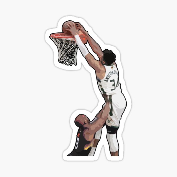 Giannis game-winning dunk over chris paul Sticker