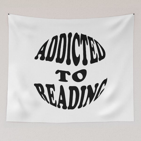 Item preview, Addicted to reading designed and sold by GinaArtHut.