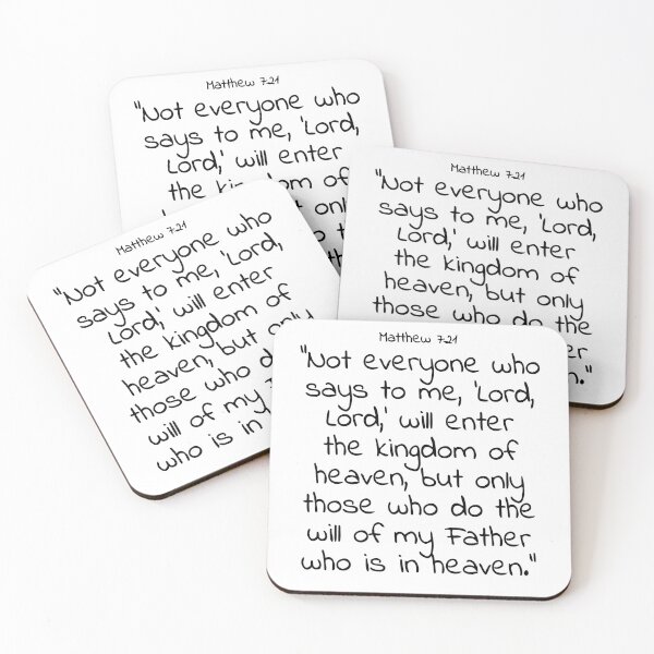 Item preview, Bible verse: Matthew 7:21 designed and sold by john-3-16.