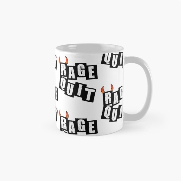 Item preview, Rage Quit - White designed and sold by BusyMonkeys.