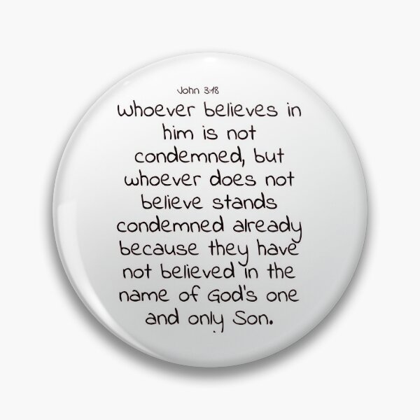 Item preview, Bible verse: John 3:18 designed and sold by john-3-16.